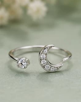 Moon Cuff Ring