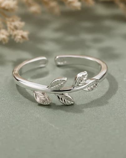 Leaf Sprig Ring